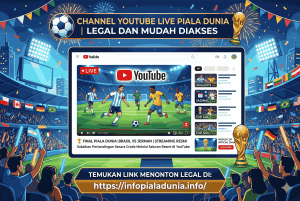 Channel YouTube yang Live Piala Dunia, Legal dan Mudah Diakses