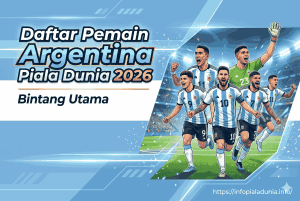 Daftar Pemain Argentina Piala Dunia 2026 dan Bintang Utama