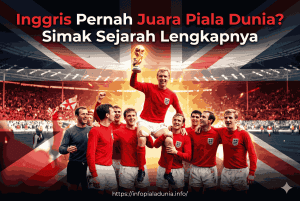Inggris Pernah Juara Piala Dunia? Simak Sejarah Lengkapnya