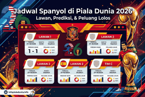 Jadwal Spanyol di Piala Dunia 2026: Lawan, Prediksi, dan Peluang Lolos
