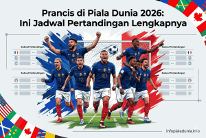 Prancis di Piala Dunia 2026: Ini Jadwal Pertandingan Lengkapnya