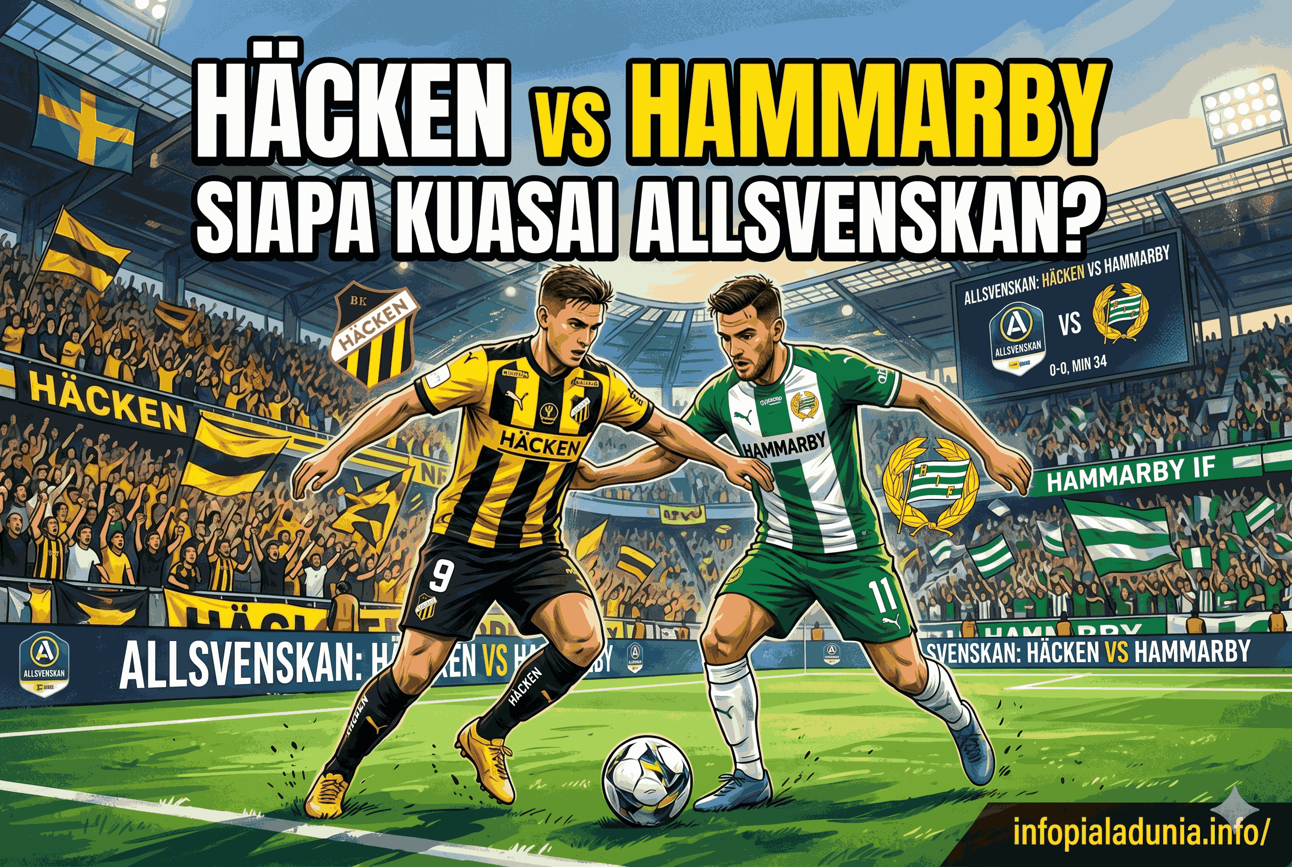 Häcken vs Hammarby: Siapa Kuasai Allsvenskan?
