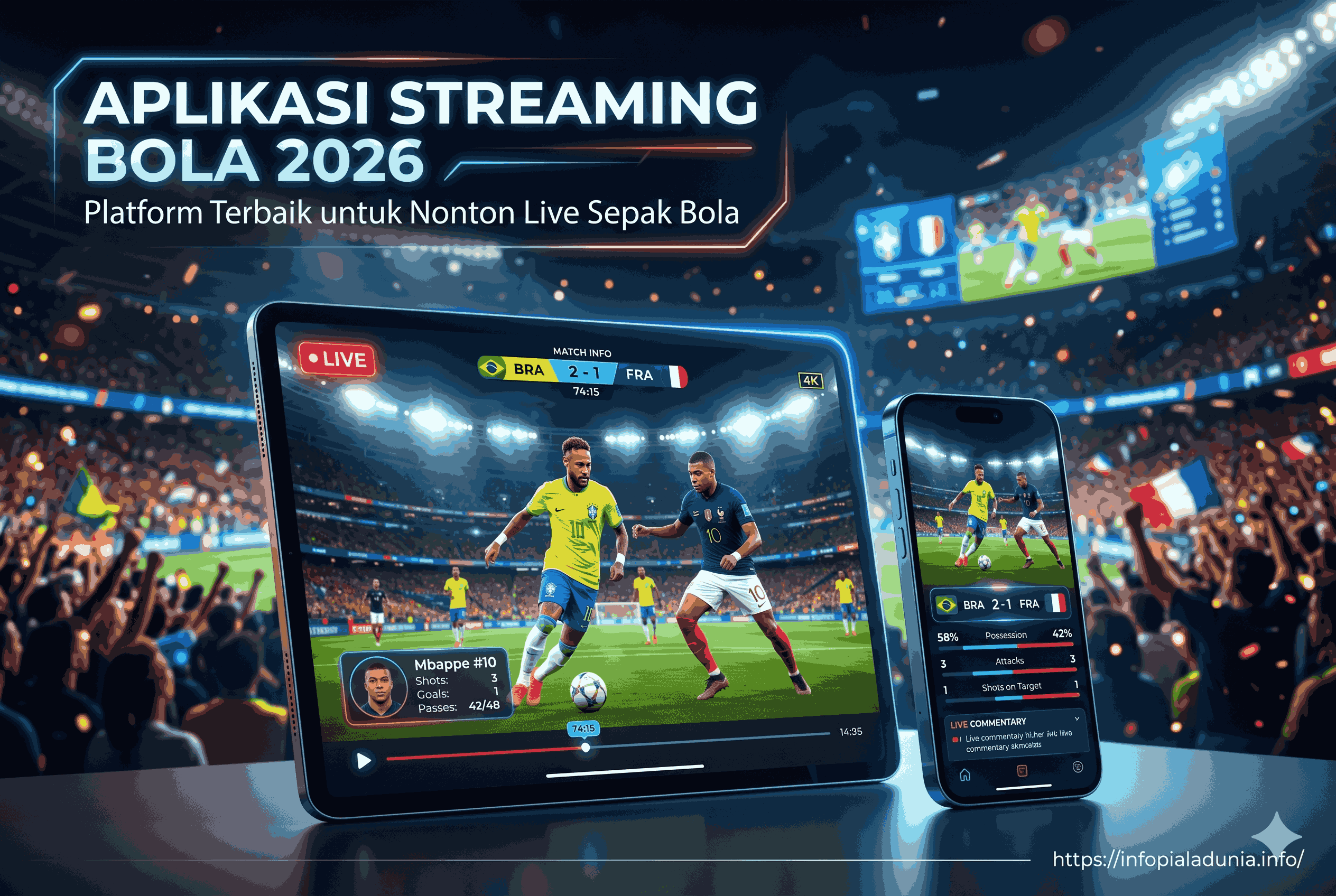 Aplikasi Streaming Bola 2026: Platform Terbaik untuk Nonton Live Sepak Bola