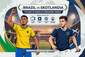Brazil vs Skotlandia Tayang di Mana? Jadwal dan Streaming Resmi