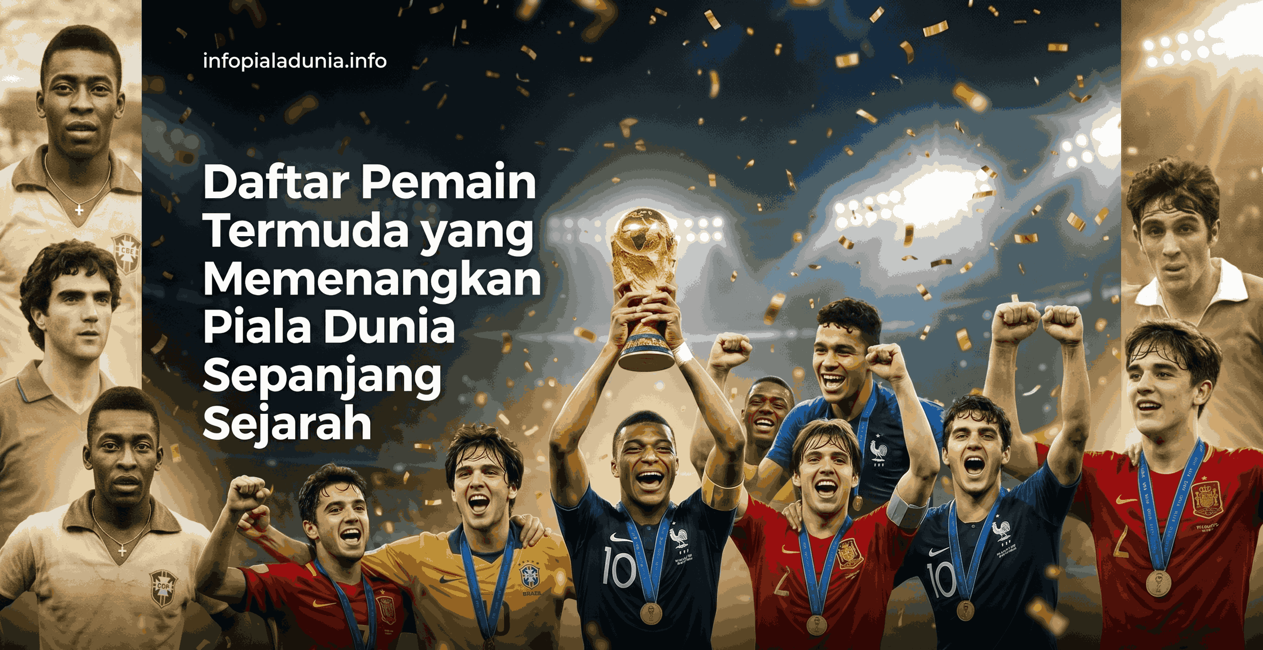 Daftar Pemain Termuda yang Memenangkan Piala Dunia Sepanjang Sejarah