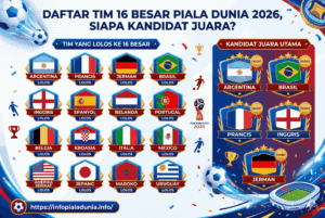 Daftar Tim 16 Besar Piala Dunia 2026, Siapa Kandidat Juara?