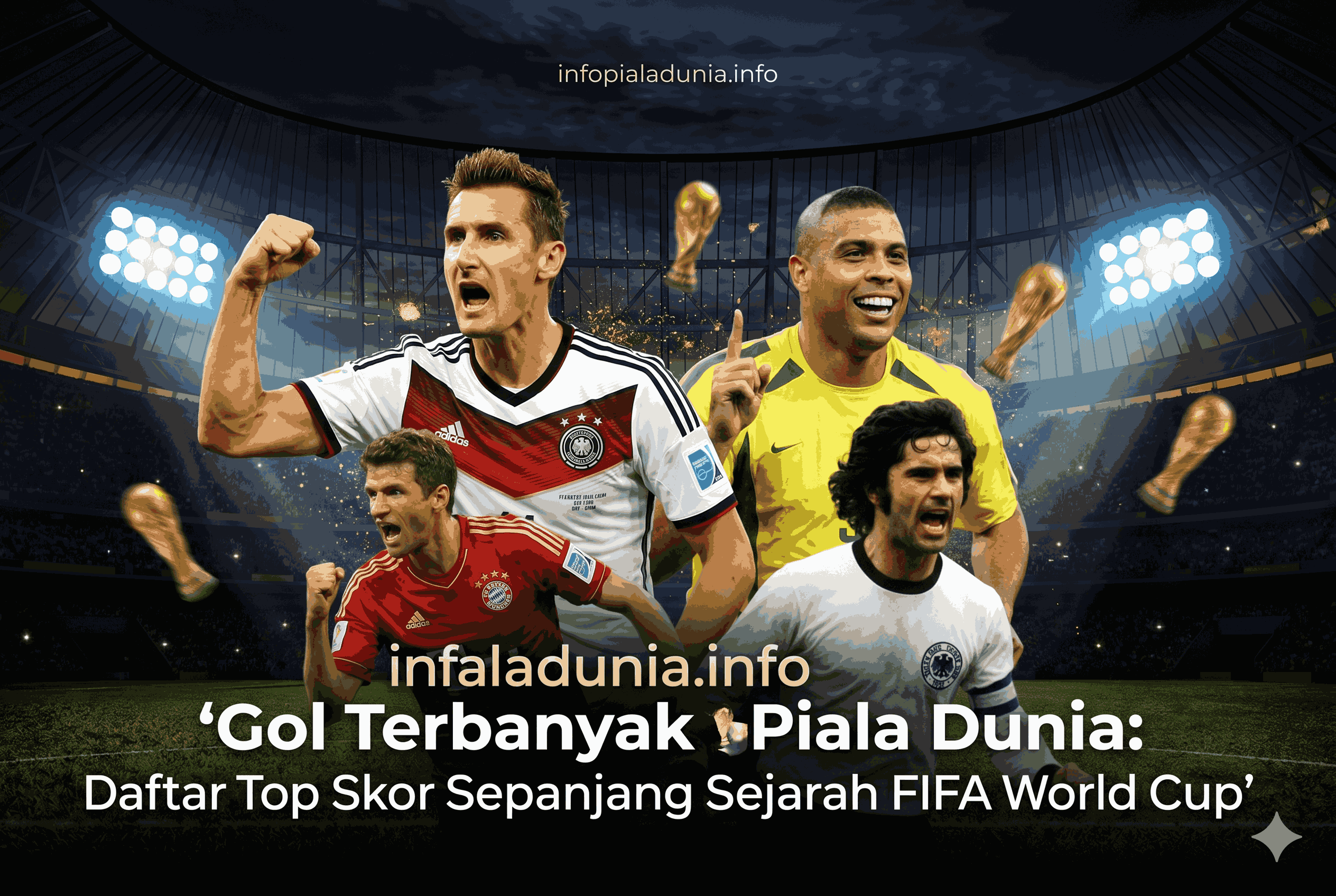 Gol Terbanyak Piala Dunia: Daftar Top Skor Sepanjang Sejarah FIFA World Cup
