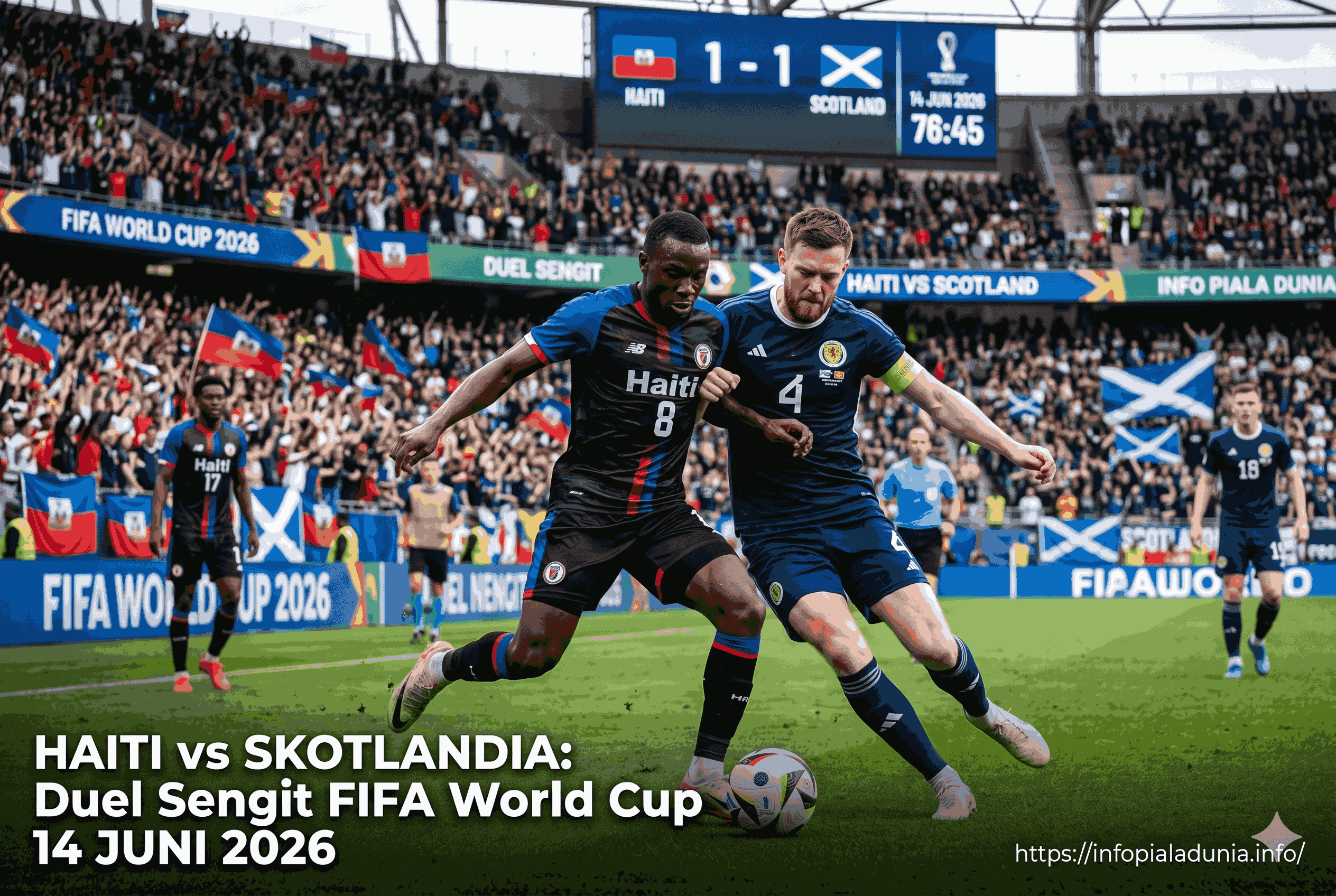 Haiti vs Skotlandia: Duel Sengit FIFA World Cup 14 Juni 2026
