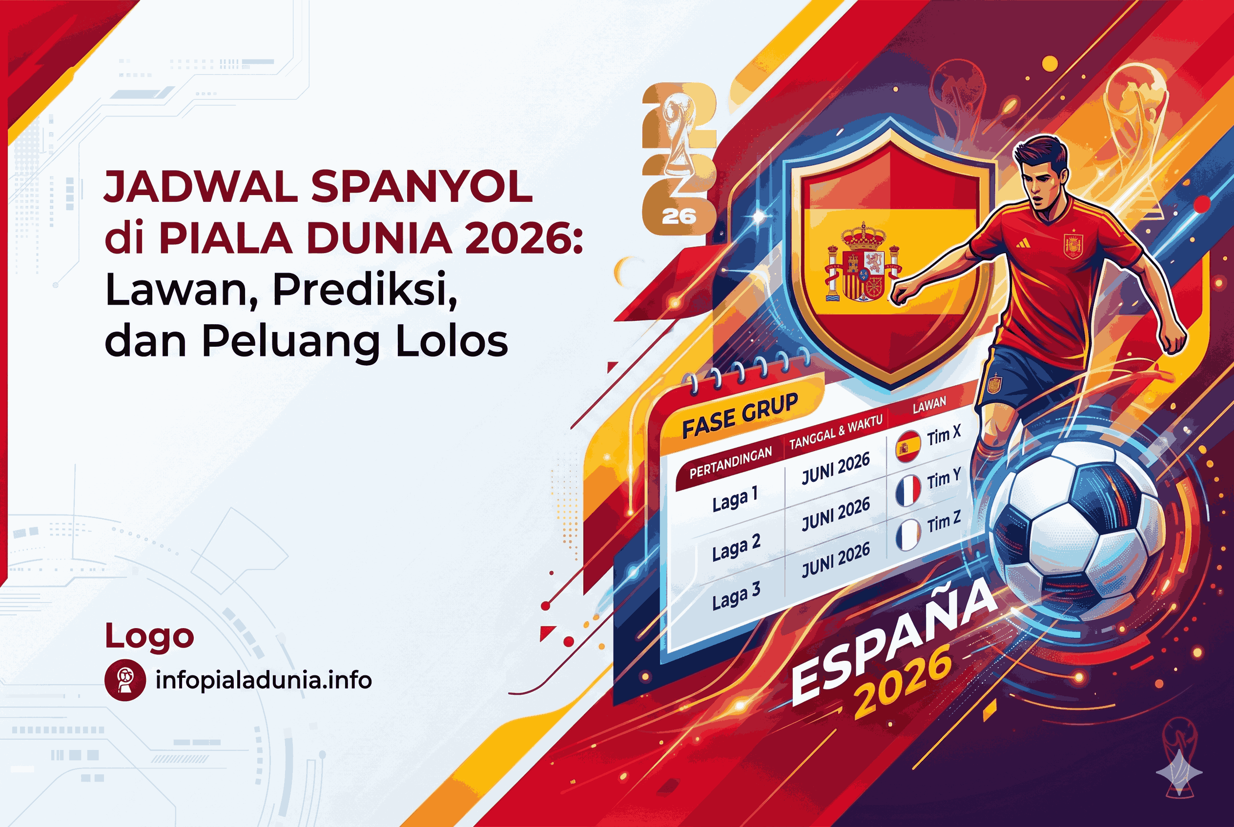 Jadwal Spanyol di Piala Dunia 2026: Lawan, Prediksi, dan Peluang Lolos