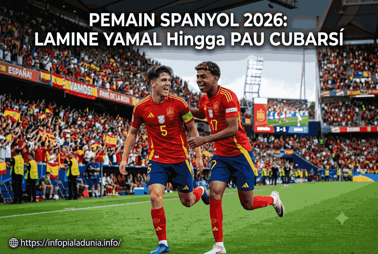 Pemain Spanyol 2026: Lamine Yamal Hingga Pau Cubarsí