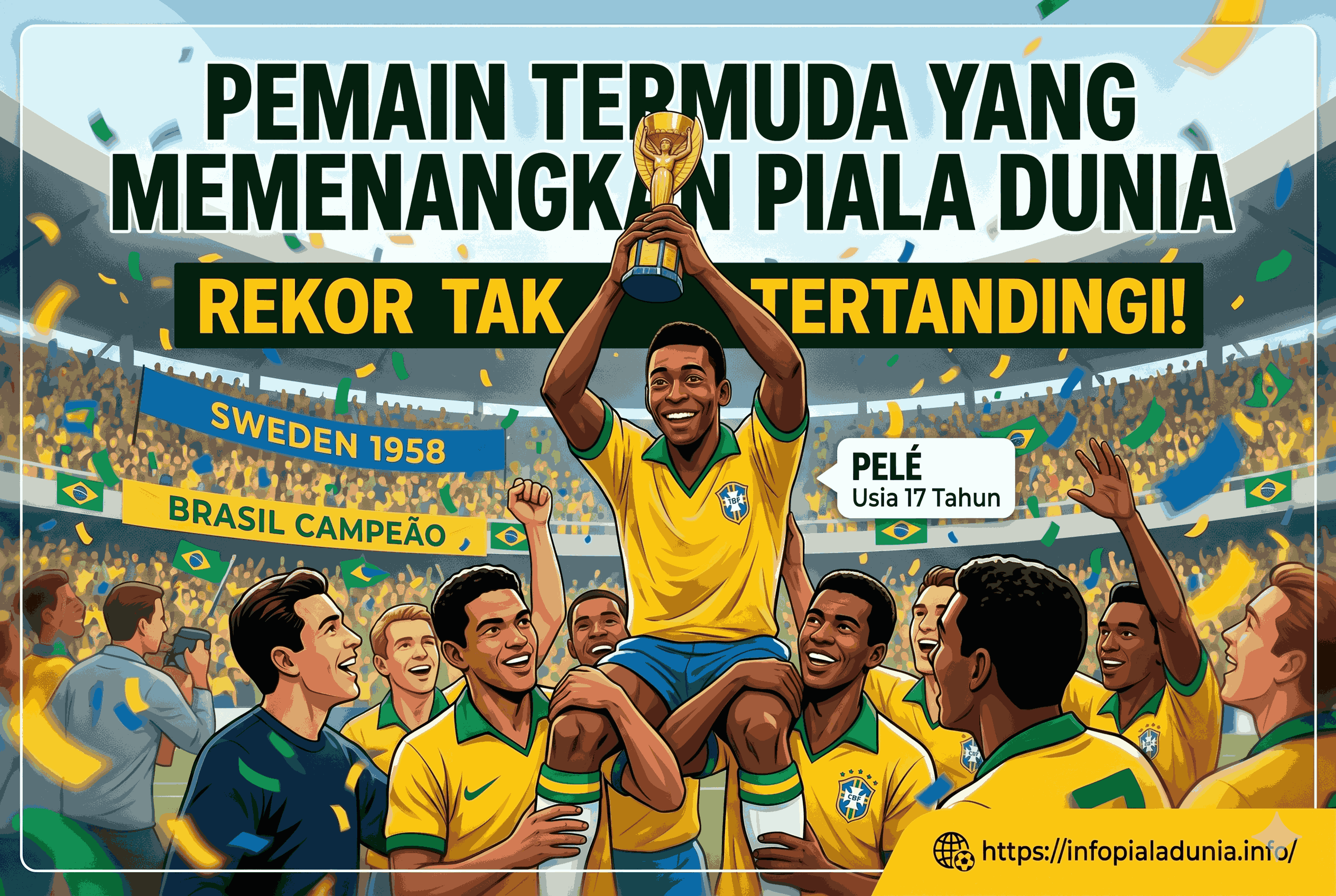 Pemain Termuda yang Memenangkan Piala Dunia, Rekor Tak Tertandingi!