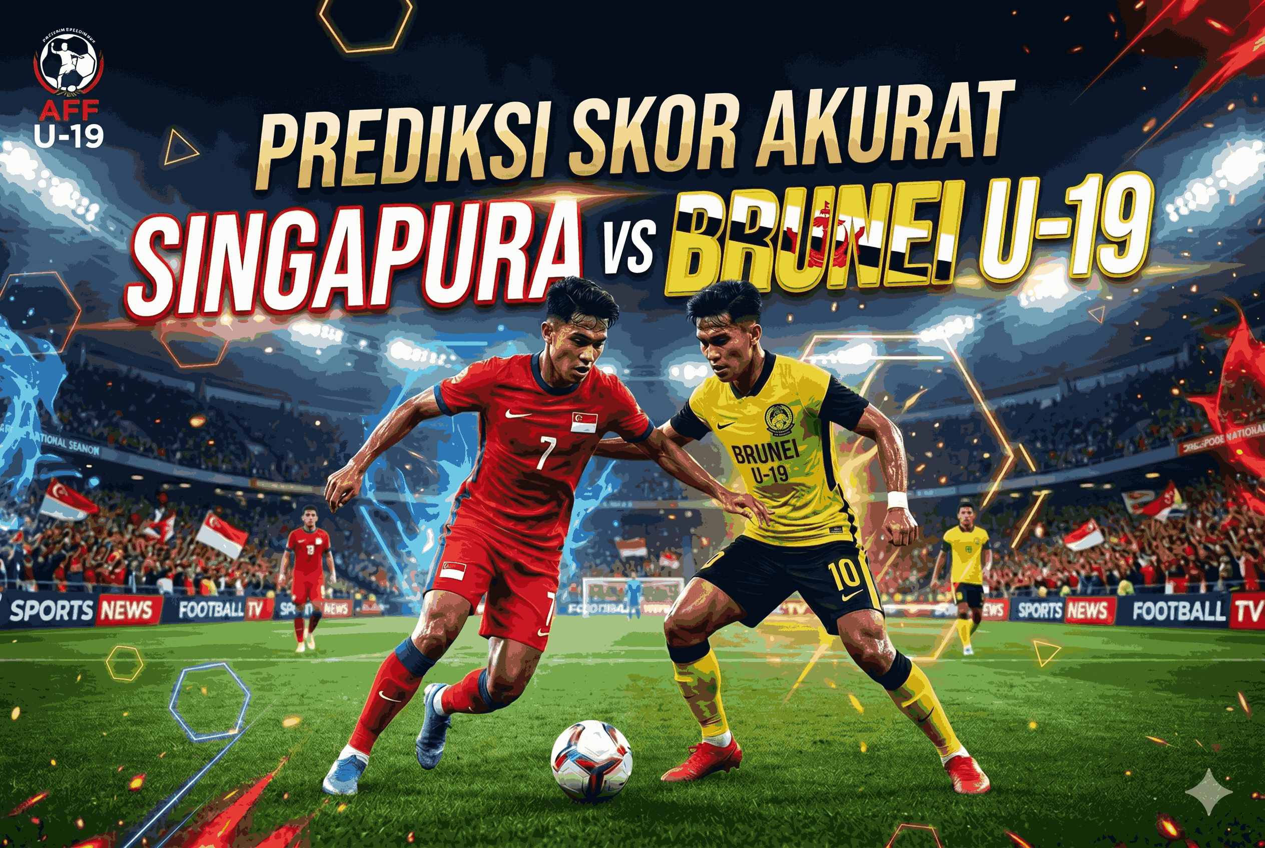 Prediksi Singapura vs Brunei U-19: Skor Akurat AFF 2026