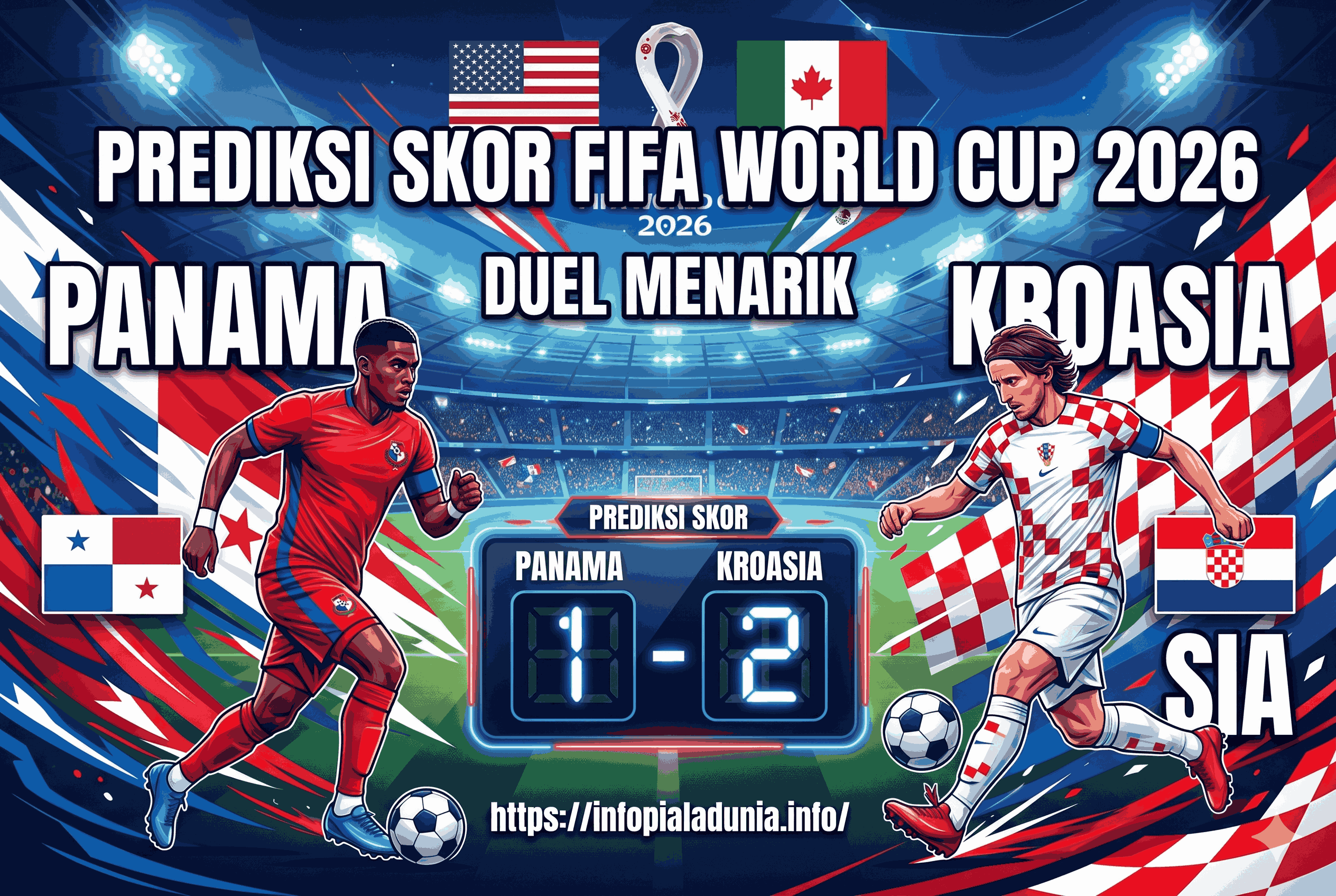 Prediksi Skor Panama vs Kroasia FIFA World Cup 2026, Duel Menarik