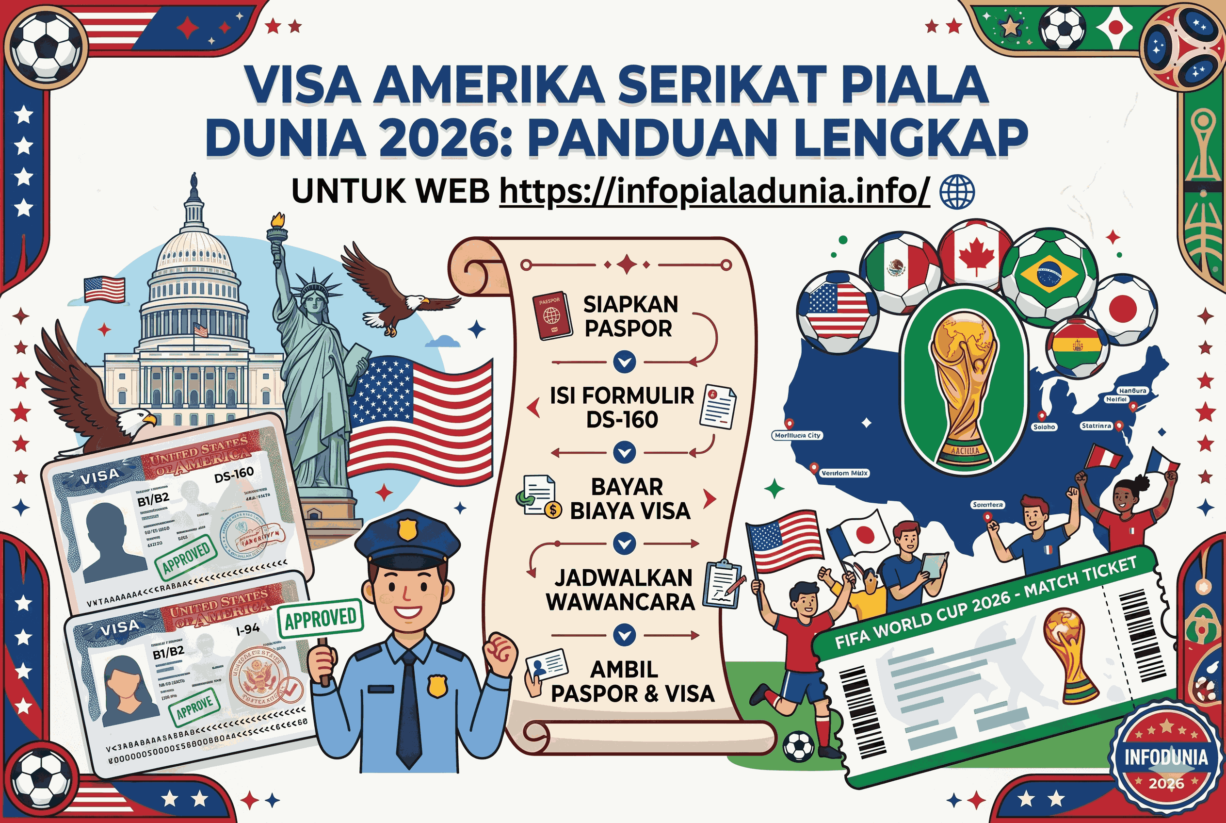 Visa Amerika Serikat Piala Dunia 2026: Panduan Lengkap