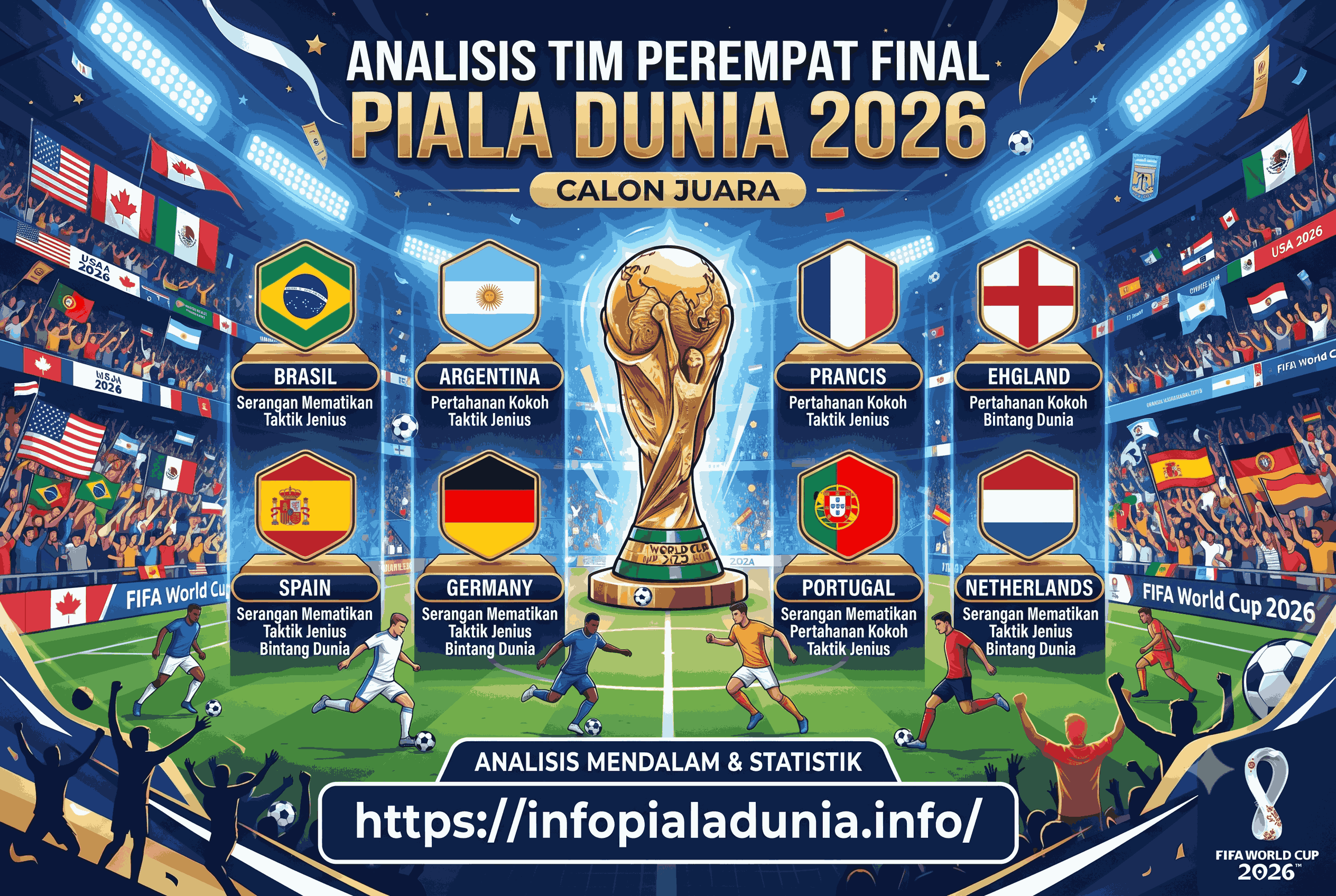 Analisis Tim Perempat Final Piala Dunia 2026 Calon Juara