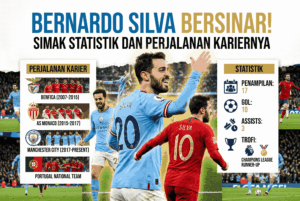 Bernardo Silva Bersinar! Simak Statistik dan Perjalanan Kariernya