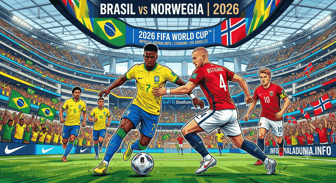 Brasil vs Norwegia 2026: Head to Head & Prediksi Paling Akurat
