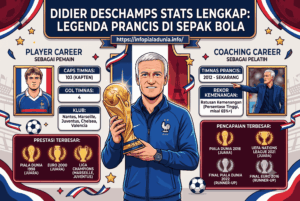Didier Deschamps Stats Lengkap, Legenda Prancis di Sepak Bola