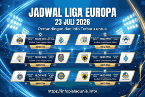 Jadwal Liga Europa 23 Juli 2026: Pertandingan dan Info Terbaru