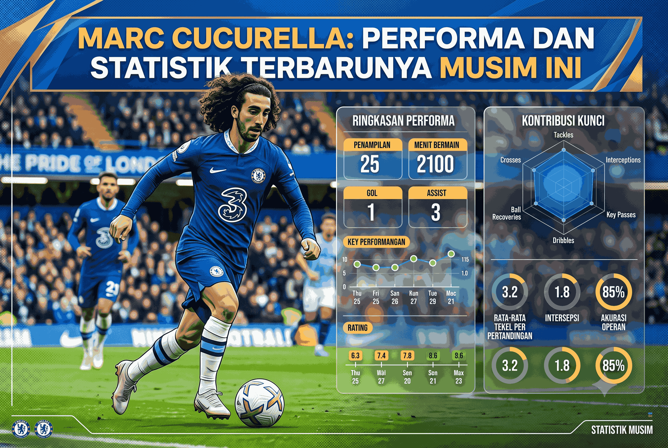 Marc Cucurella: Performa dan Statistik Terbarunya Musim Ini