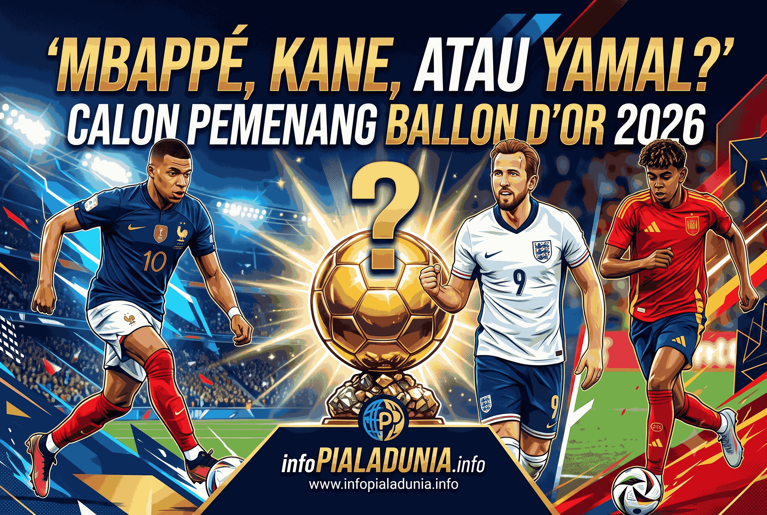 Mbappé, Kane, atau Yamal? Calon Pemenang Ballon d’Or 2026