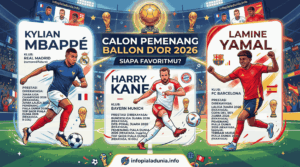 Mbappé, Kane, atau Yamal? Calon Pemenang Ballon d'Or 2026