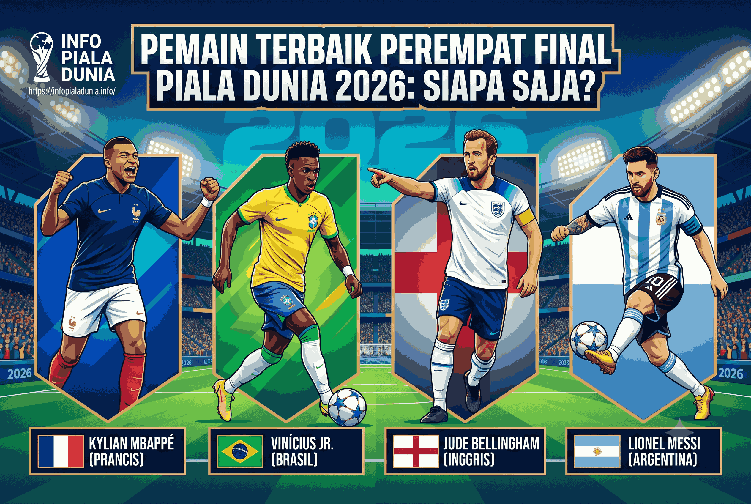 Pemain Terbaik Perempat Final Piala Dunia 2026, Siapa Saja?