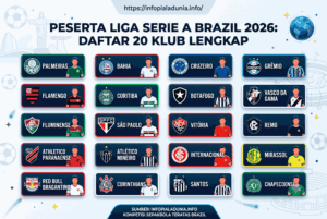 Peserta Liga Serie A Brazil 2026: Daftar 20 Klub Lengkap