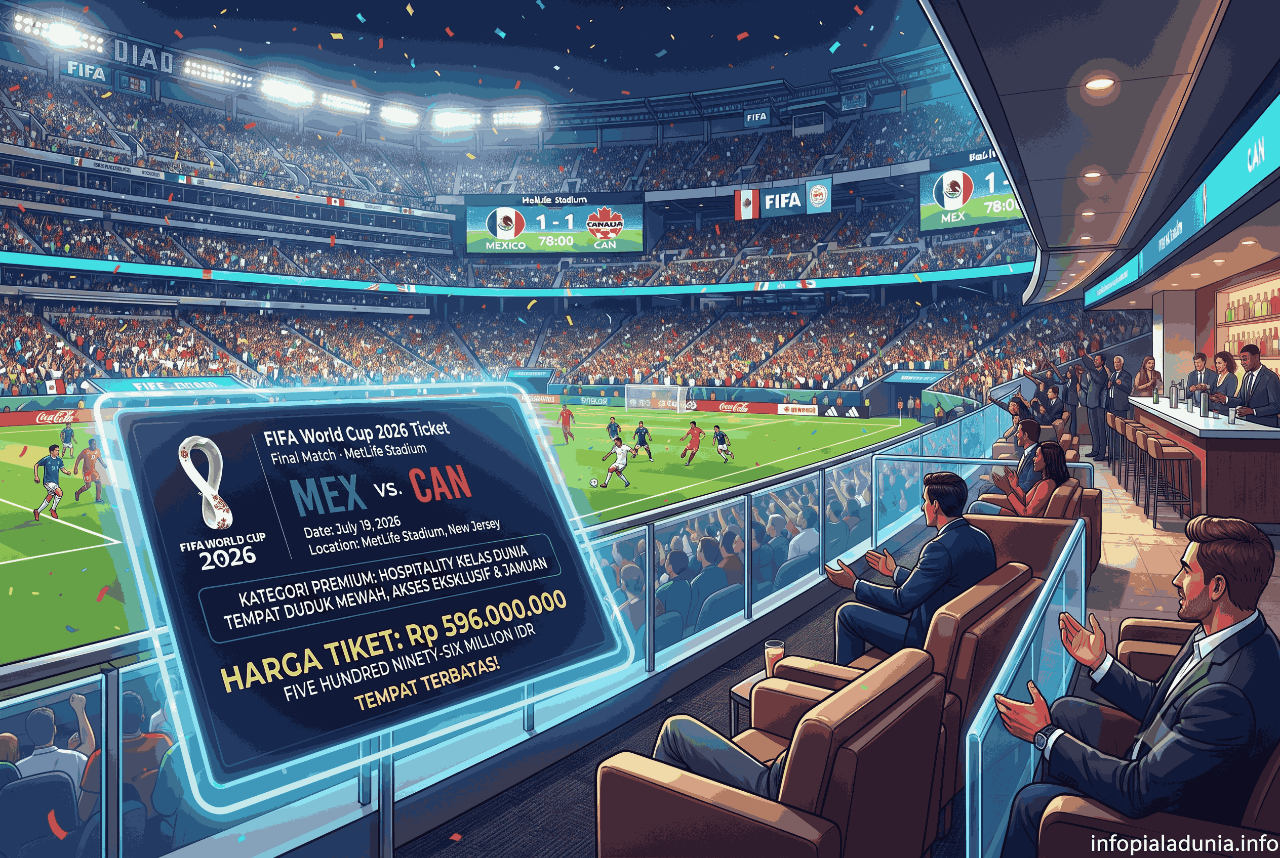 Piala Dunia 2026 Harga Tiket Premium Capai 596 Juta Rupiah