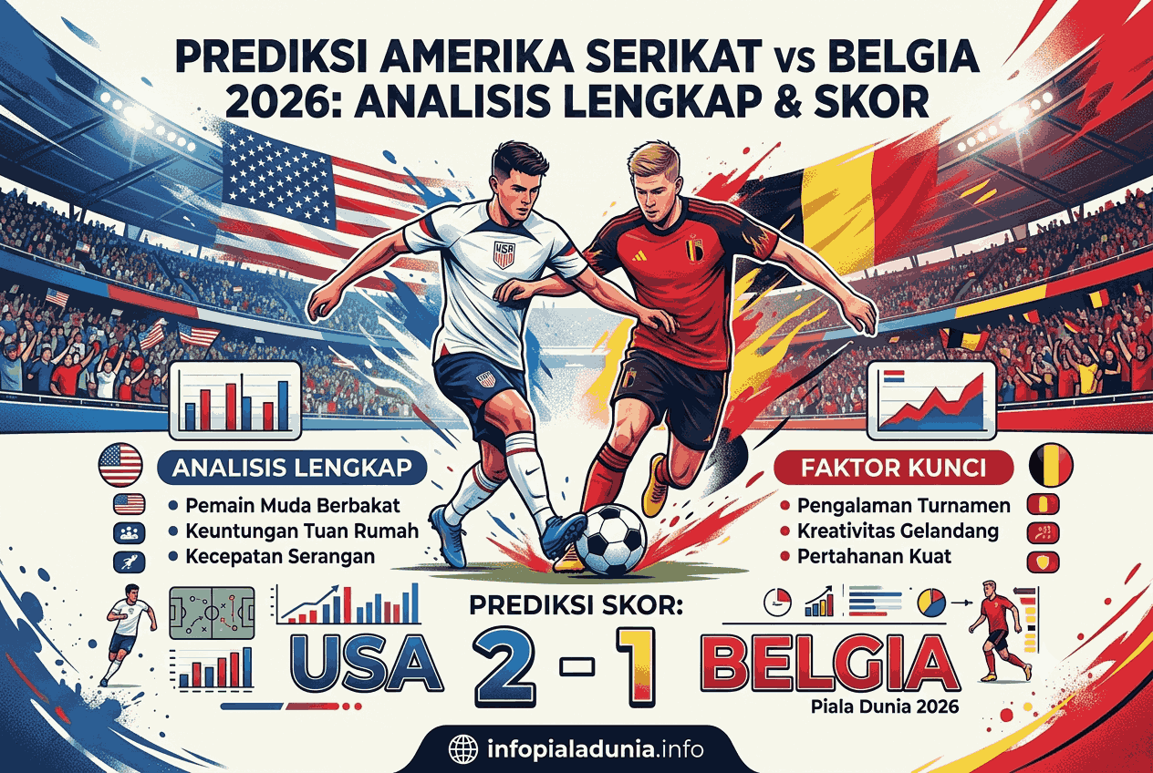 Prediksi Amerika Serikat vs Belgia 2026: Analisis Lengkap & Skor