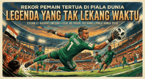 Rekor Pemain Tertua di Piala Dunia, Legenda yang Tak Lekang Waktu