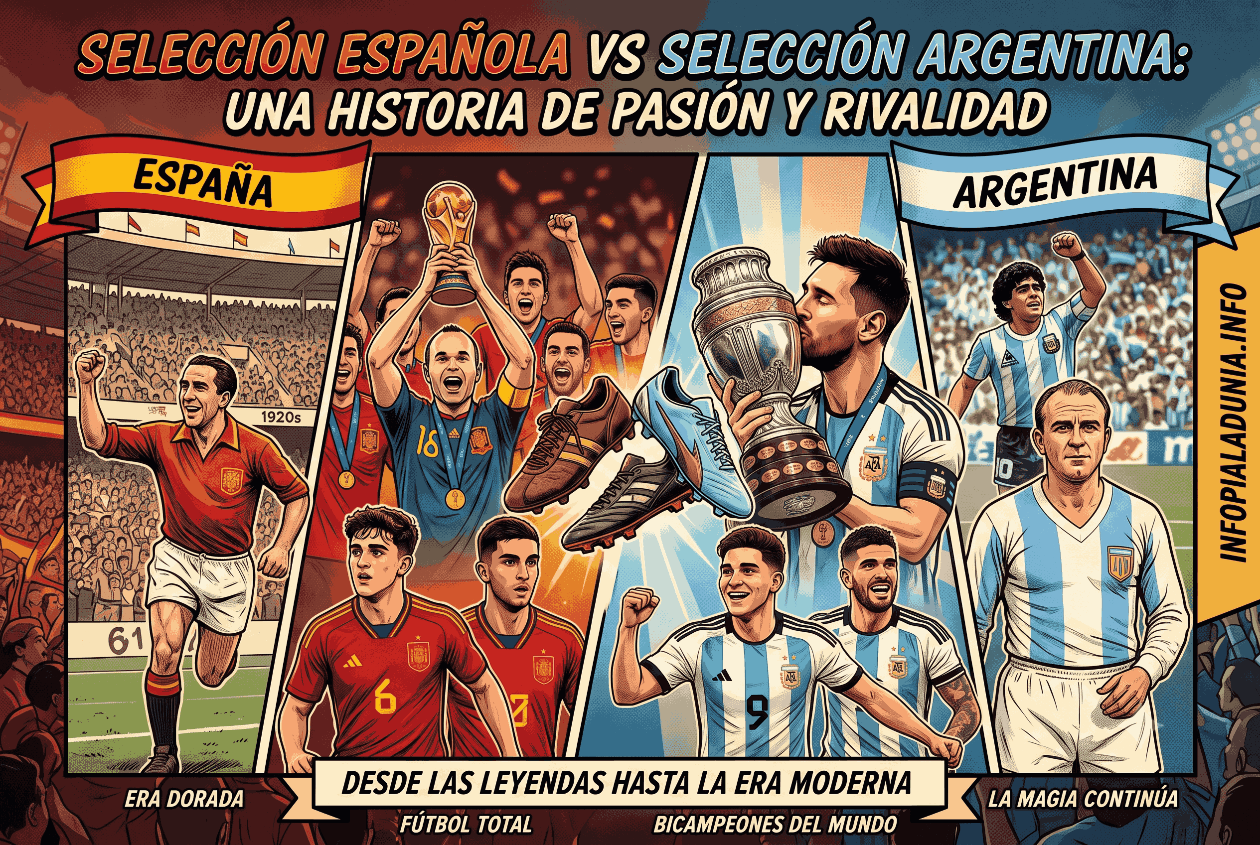 Sejarah Spanyol vs Argentina: Dari Legenda hingga Era Modern