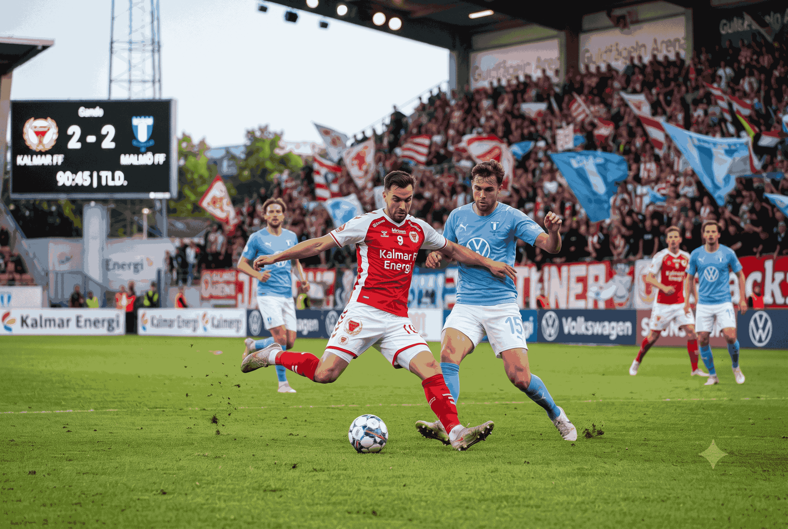 Skor Kalmar vs Malmo 2-2: Duel Sengit Berakhir Imbang