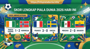 Skor Lengkap Piala Dunia 2026 Hari Ini: Hasil Mengejutkan