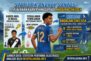Statistik Andrey Santos: Perjalanan Karier hingga Jadi Andalan Chelsea