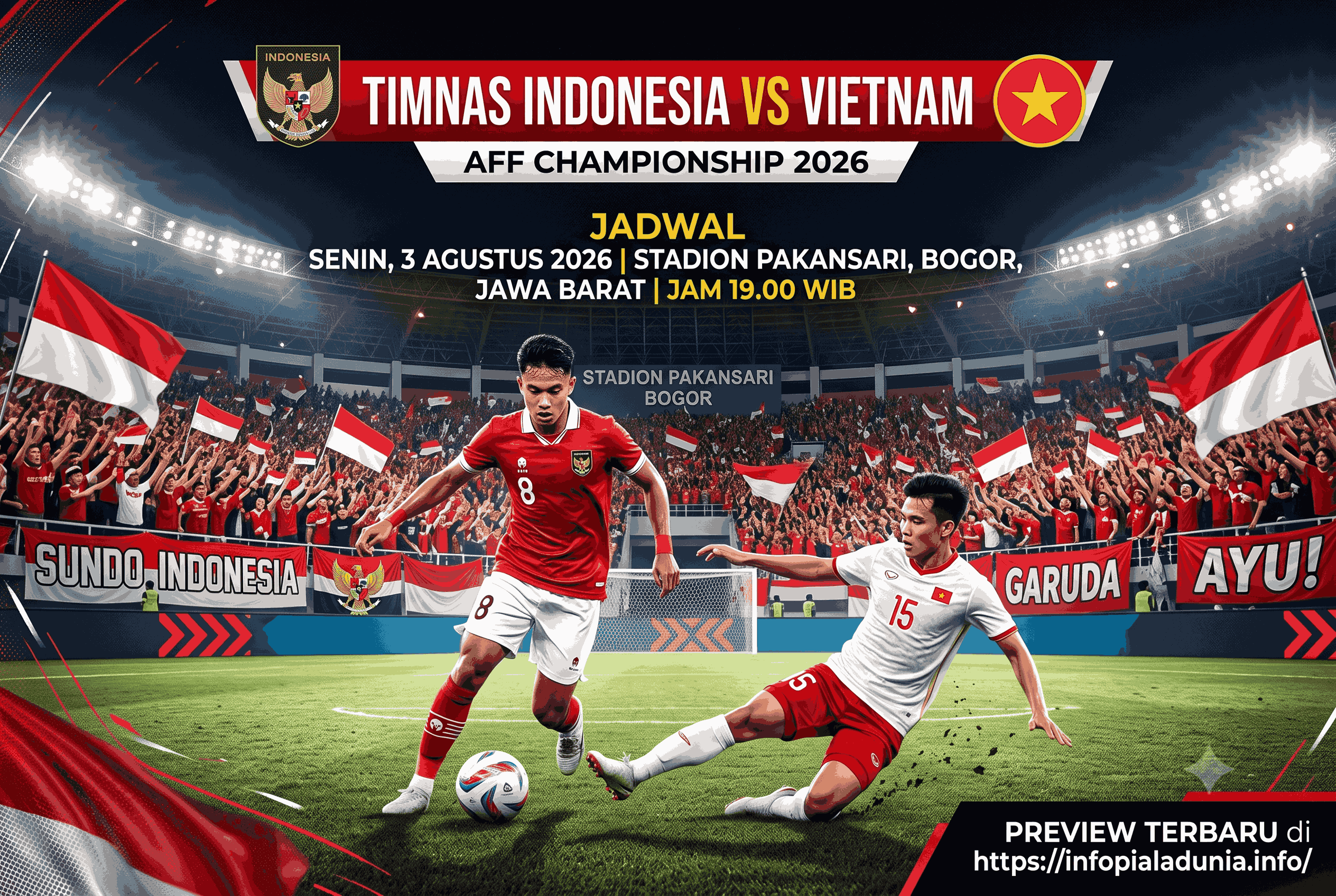 Timnas Indonesia vs Vietnam AFF 2026: Jadwal, Jam Kick-off & Preview