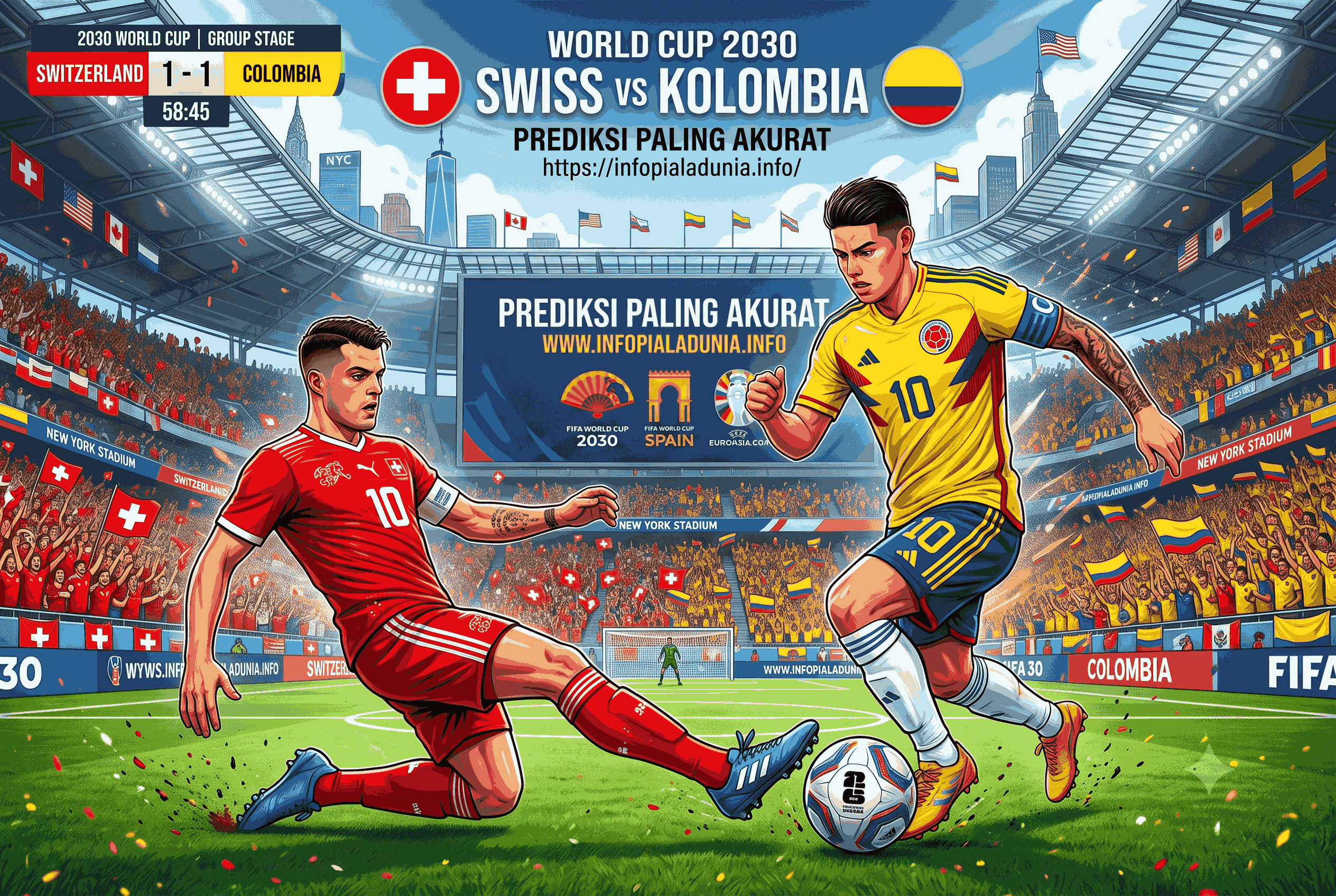 World Cup 2026: Swiss vs Kolombia Prediksi Paling Akurat